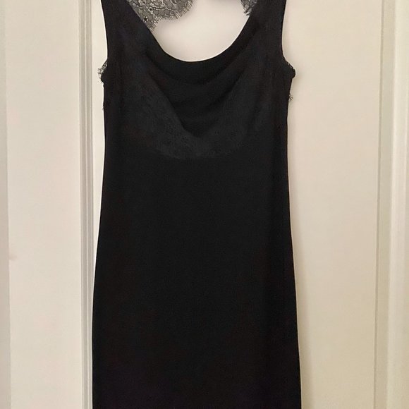 NWOT Allen Schwartz Prive Black Mini Dress - Picture 4 of 6